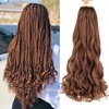 Xtrend 22 Inch French Curly Braiding Hair Pre-curled Bouncy Braiding