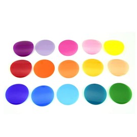 Godox V-11C Filters Kit for Godox AK-R1, 15 Color Flash Gels Lighting Filter Godox V1 Color Gels Kit