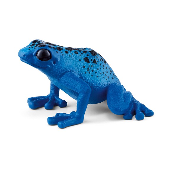 SCHLEICH 14864 Blue Poison Dart Frog Wild Life Toy Figurine for children aged 3-8 Years