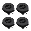EMSea 4Pcs Car Mat Retainer Carpet Anti-Slip Buckle Twist Plastic