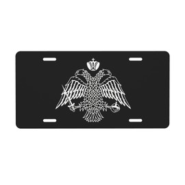 The Greek Orthodox Church Flag 6 x 12 Inch License Plate Cover Aluminum Universal auto Parts Custom us Sticker Metal for cars82