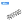 uxcell Compression Spring, 5Pcs 304 Stainless Steel, 5mm OD, 0.8mm