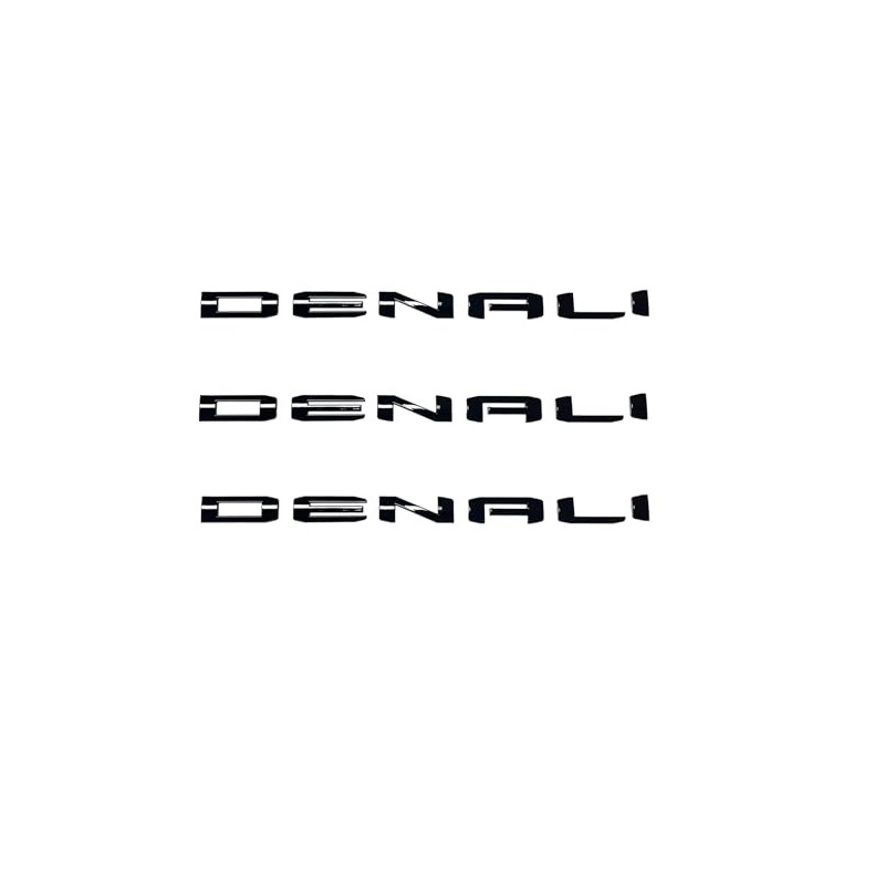 Generic 3 Pcs Denali Emblem Badge for 2019-2024 Sierra and