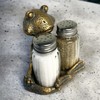 Yoga Frog Salt and Pepper Set with Glass Shakers –