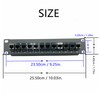 Yankok [CAT6 12 Port Feed Through Patch Panel] 10in. 1U