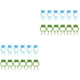 FOMIYES 24pcs Nose Bleed Stoppers Clips Lung Breathing Training Accessories Comfortable Texture Design for Breathing Support Colors Included