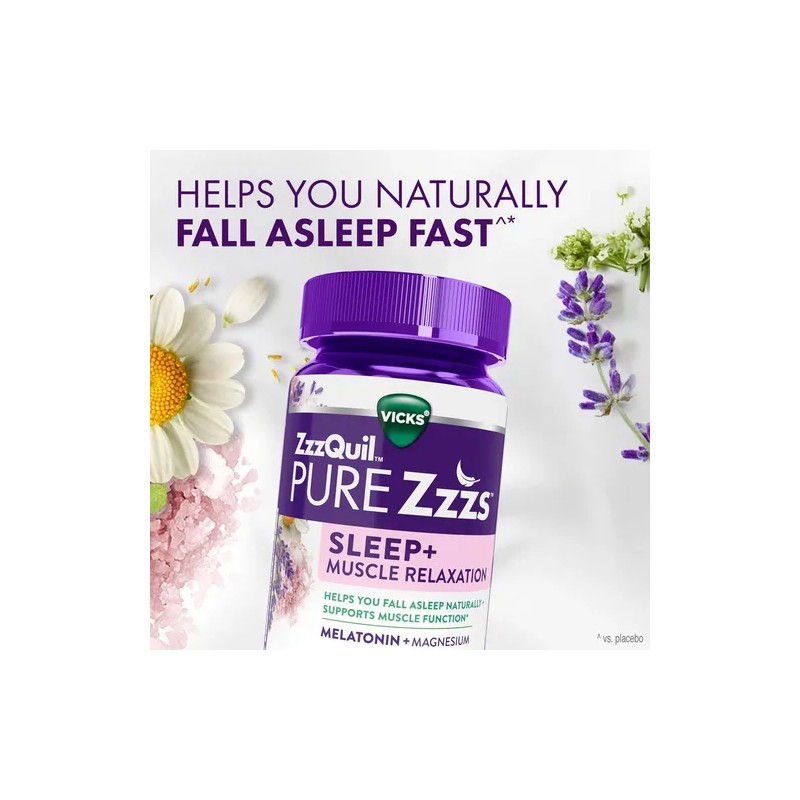 Zzzquil Gomitas Dormir Melatonina Magnesio Contenido