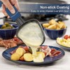 ipow 4 Stück Raclette Pfännchen Ersatz Mini Pfännchen Antihaftbeschichtet dreieckig