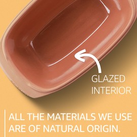 Römertopf Culinario Clay Roaster | Non-Stick Dutch Oven | Healthy Clay Pot Cooking | Clay Baker | Versatile Cooking Vessel - 3.2 Quart (3 Liters) For Up To 4 People - Terracotta