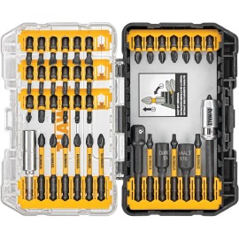 Unbranded Screwdriver Bit Set, Impact Ready, FlexTorq, 40-Piece (DWA2T40IR)