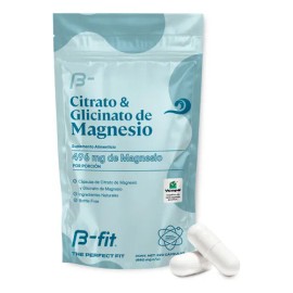 B-fit | Citrato & Glicinato De Magnesio | 220 Capsulas Sabor Sin sabor