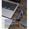 USB Hub 3.0, Eanetf 7 Port USB hub with LED