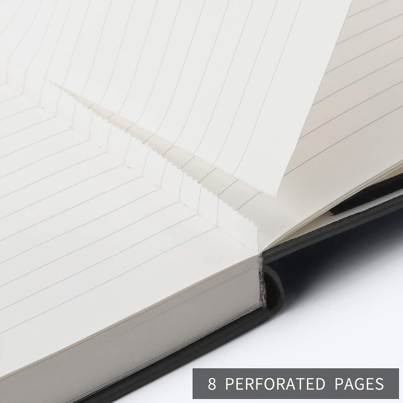 RETTACY Lined Journal Notebook - A5 Note Book Hardcover Notepad