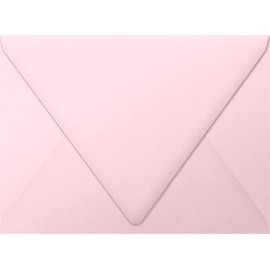 LUXPaper A7 Contour Flap Invitation Envelopes | 5 1/4" x 7 1/4" | Candy Pink | 80lb. Text | 50 Qty