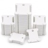 AKORD 120 Pcs White Plastic Floss Bobbins Set Embroidery Thread