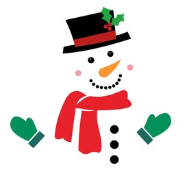 Merry Xmas Christmas Snowman Fridge Magnets, Soft Magnet, Reusable, DIY Your Christmas World, Best Christmas Decoration (Christmas Snowma)