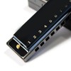 Harmonica, 10 Hole Harmonica Full Size Deluxe Harmonica for Performances