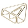 100pcs Metallic Paper Clips Golden Electroplating Process Anti Rust Paper