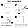 Keego 100% Blackout PVC Light Blockers for Window Shades and