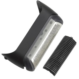 Pack of 2 razor attachments for Braun Series 1 190s-1, high-quality replacement parts for precise and comfortable shaving, ideal for daily use and travel