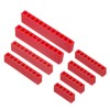 sourcing map 8pcs Plastic Hex Shank Screwdriver Bit Holder Organizer