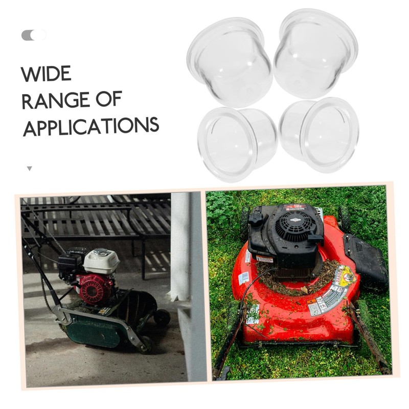 CAXUSD 10pcs Mower Oil Cups Plastic Carburetor Oil Bulbs for