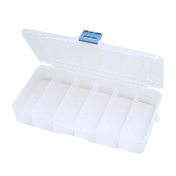 Perfeclan Small Clear Storage Box Transparent Small Containerwith Lid for