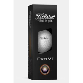 Titleist Pro V1 Golf Balls (White, 3pk) 1 Sleeve 2025