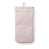 Muji 84475757 Wrinkle Nylon Flat Pouch with One Hand, Pink,