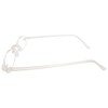 Calabria 714 Flexie Oval Rimless Reading Glasses +1.00 Ice Men/Women