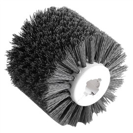 Zerodis 320 Grit Wire Drawing Wheel Brush, Abrasive Wire Wood Burnishing Polishing Wheel for Electric Drawing Machine
