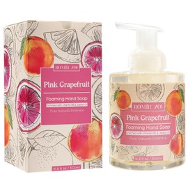 ROMIIE ZOI Foaming Hand Soap with Gift Box- Pink Grapefruit - Biodegradable Formula Moisture & Revitalize - 500ml/ 16.8oz