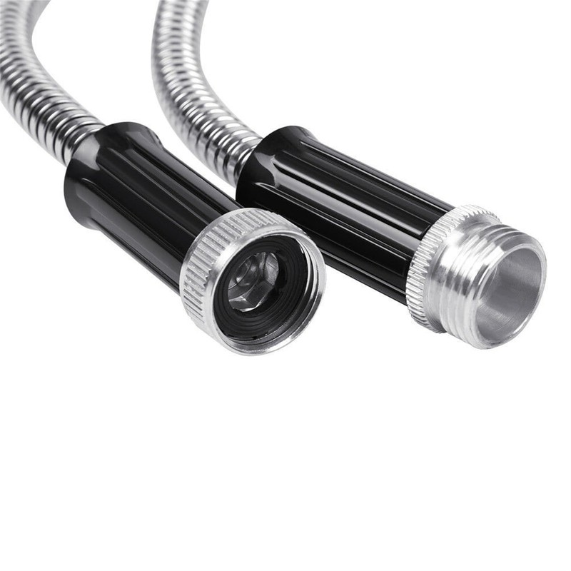 findmall 25 Ft Garden Hose with Nozzle, 304 Stainless Steel