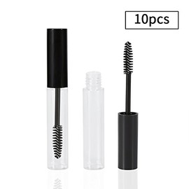 Tubo de Rímel Vacío de 10 Piezas 10 ml, tubo de rímel vacío y varita,contenedor de rímel transparente reutilizable vacío, Botellas de Aceite de...    