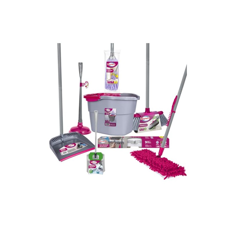 Reynera Kit de 8 Piezas para la Limpieza del hogar