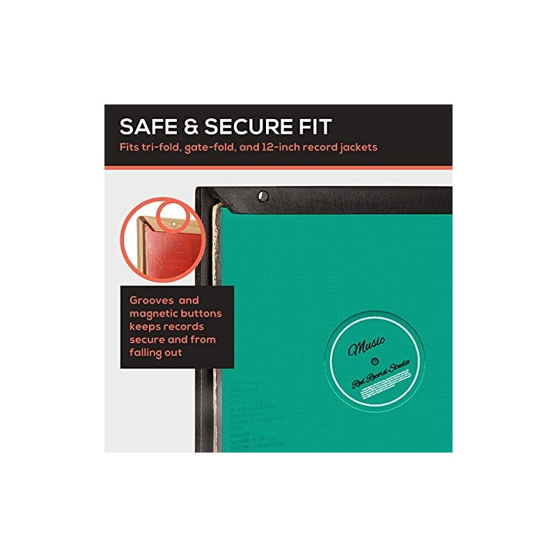 KAIU Vinyl Frame – Solid Wood and Clear Acrylic Wall