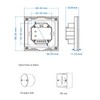 JOYLIT 12-48V LED Dimmer 2CH X 5A/CH, in Wall Touch