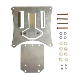 BCR Rear Extendible License Plate Holder for Enduro Motorcycle License Plate Holder Steel Number Plate Holder Motorcycle Complete with Screws License Plate Frame Motorcycle License Plate Holder Enduro