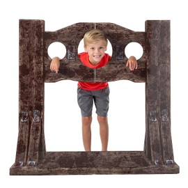Fun Express 48 1/4" x 44" Pillory Stocks Photo Booth Cardboard Cutout Stand-Up