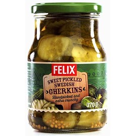 Felix Smorgasgurka | Swedish Pickled Gherkins | 1 x 370g Jar