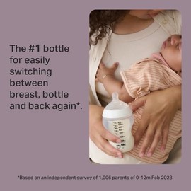 Tommee Tippee Tommee Tippee Natural Start Ready for Baby BPA Free Bottle 14 Piece Set, 2 x 5oz and 3 x 9oz Anti-Colic Bottles, Slow and Medium Flow Nipples, 0-6 Month Pacifiers, Clear