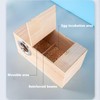 Qixuer 1 Piece Solid Wood Parrot Breeding Box, Durable Bird