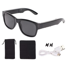 Smart Sunglasses Multifunctional Wireless Bluetooth Sunglasses for PC Laptop ComputerDark Gray