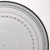 Iittala Kastehelmi Plates and Bowls, Glass, Grey, 17 x 17