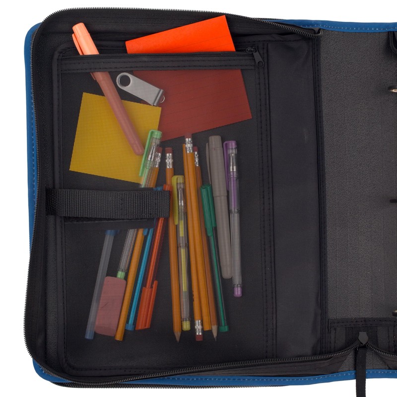 Five Star Zipper Binder, 2 Inch 3-Ring Binder with Round