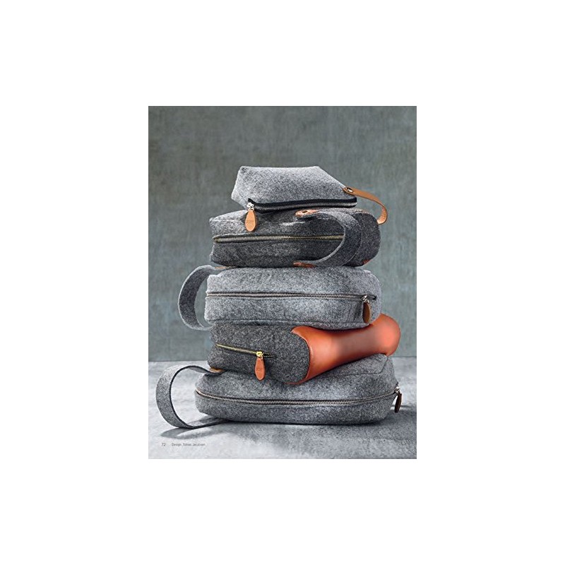 Bag – Mens – Felt Grey and Brown