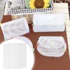10 Pcs Plastic Mesh Sheets & White Eye Mesh,Multi-Purpose Plastic