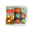 TINYMILLS 12 Pcs Construction Stamp Kit for Kids