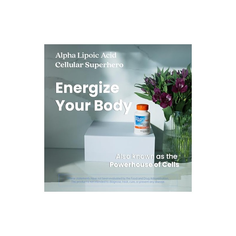 Doctor Best Ácido Alfa Lipoico 600mg Antioxidante Alpha Lipoic Acid