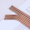 Homquen Pack of 18 Straws (Black/Copper/Gold/Multicoloured/Silver)